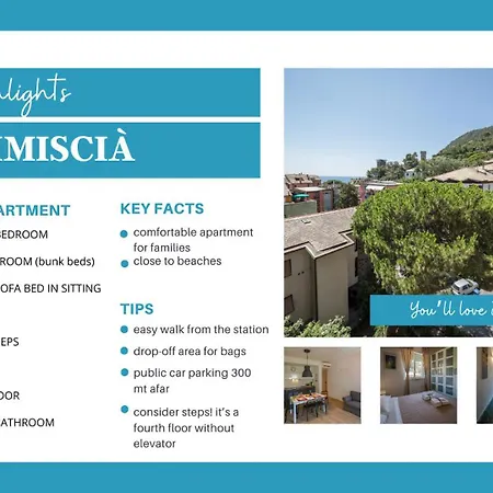 Lägenhet Scimiscia 2-bedroom With Ac Monterosso al Mare